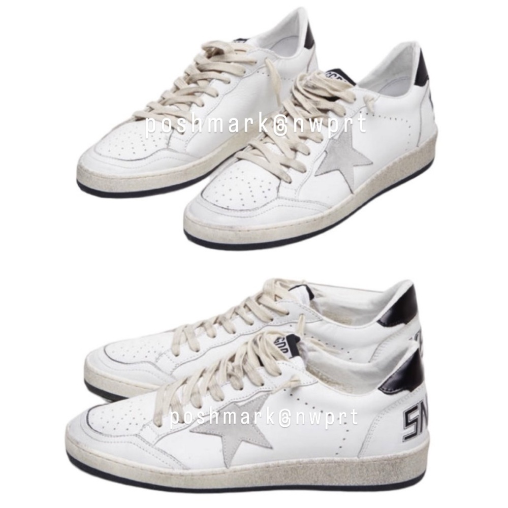 GOLDEN GOOSE Ball Star Ballstar White Black Sneakers 37 7 - Picture 16 of 16
